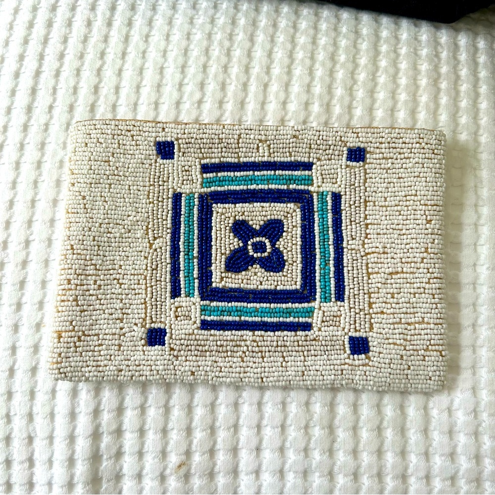Beaded wallet/clutch
